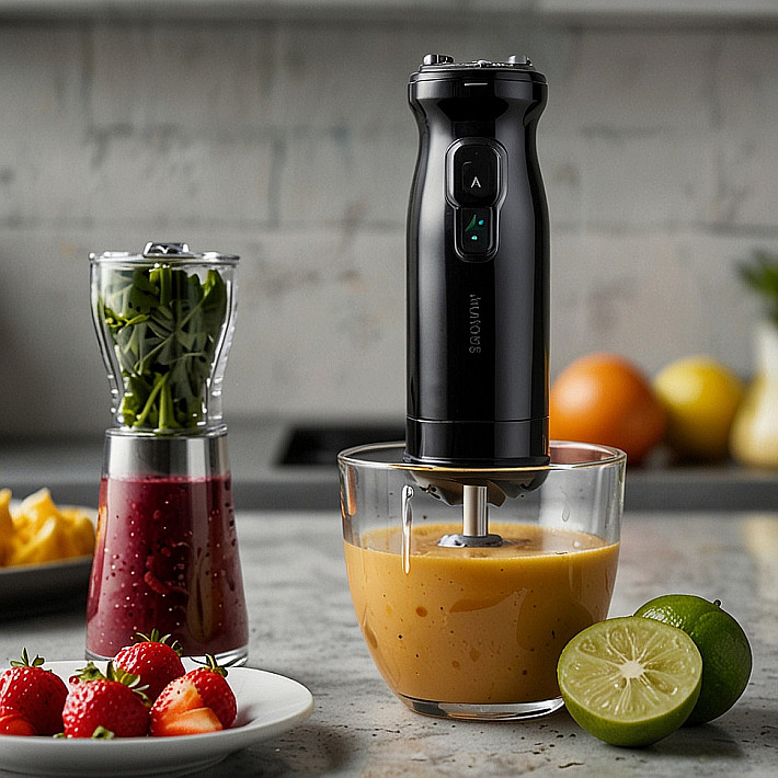 Leonardo_Lightning_XL_A_handheld_immersion_blender_on_a_white_2