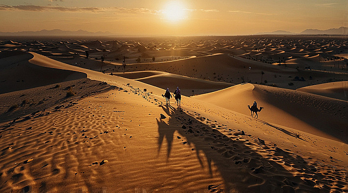 Leonardo_Lightning_XL_An_expansive_desert_landscape_with_golde_1