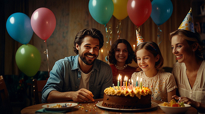 Leonardo_Lightning_XL_A_family_gathered_around_a_table_celebra_3