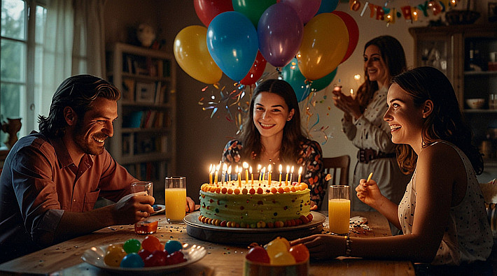 Leonardo_Lightning_XL_A_family_gathered_around_a_table_celebra_2