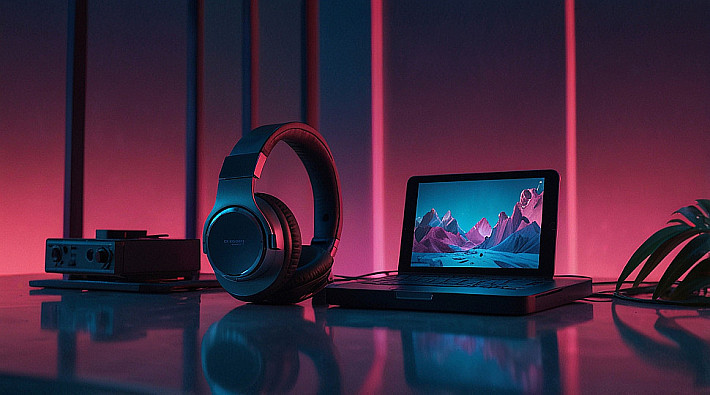 Leonardo_Lightning_XL_A_creative_setup_with_tech_gadgets_such_1