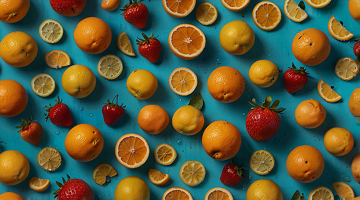 Leonardo_Lightning_XL_A_colorful_arrangement_of_fresh_fruits_l_0