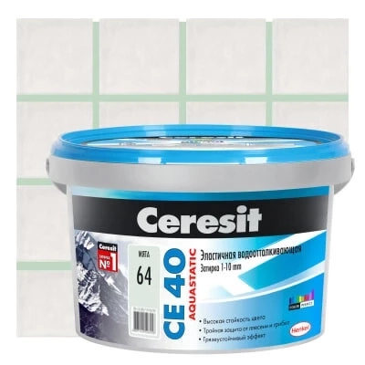 Затирка цементная Ceresit